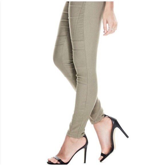 Women’s Guess Green High Waisted Pants Size Large. - Picture 2 of 10